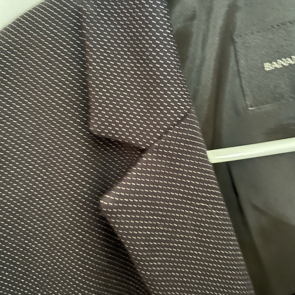 Banana Republic navy dot blazer